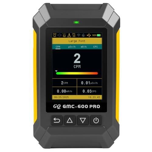 GQ GMC-600 PRO Geiger Counter - Radiation Detector