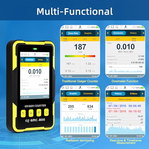 GQ GMC-800 Geiger Counter: Portable Nuclear Radiation Detector