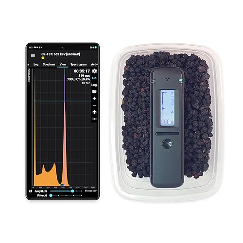 Advanced Geiger Counter Radiation Detector with Scintillation Crystal