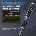 FNIRSI HS-02A 100W Portable Soldering Iron Kit