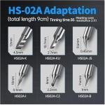 FNIRSI HS-02A 100W Portable Soldering Iron Kit