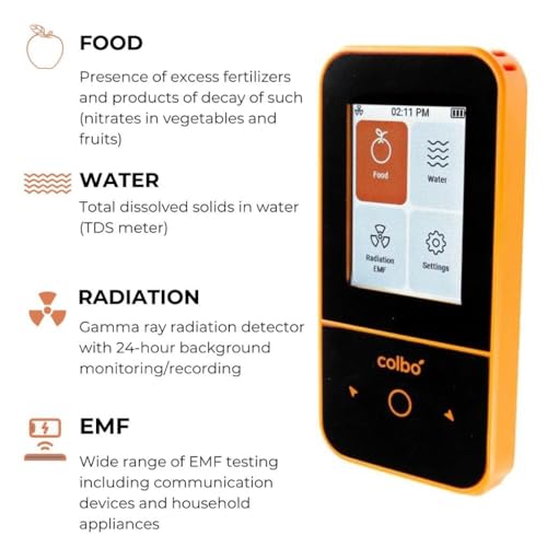 Colbo SafeCheck: 4-in-1 Geiger Counter for Food and Water