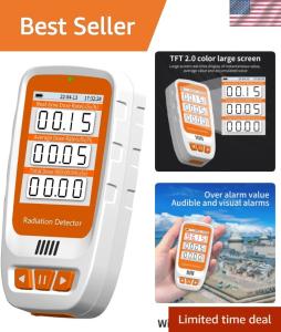 Portable Radiation Detector with LCD Display