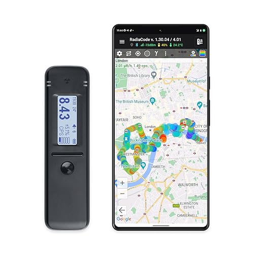 Advanced Geiger Counter Radiation Detector with Scintillation Crystal