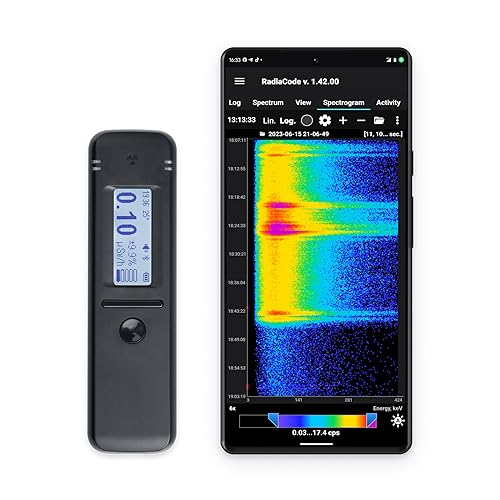 Advanced Geiger Counter Radiation Detector with Scintillation Crystal