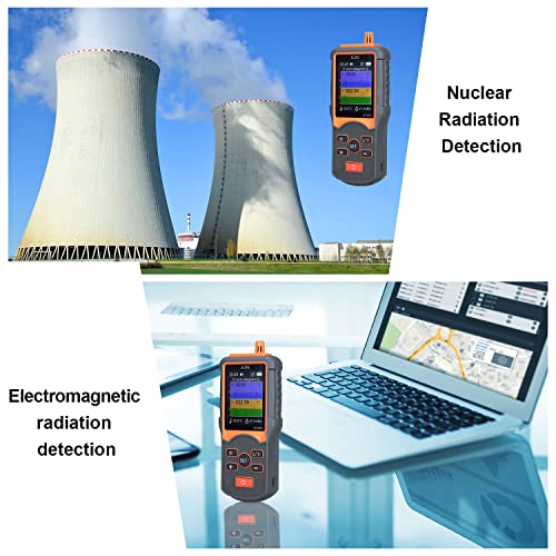Portable Handheld Geiger Counter with Backlight LCD Display