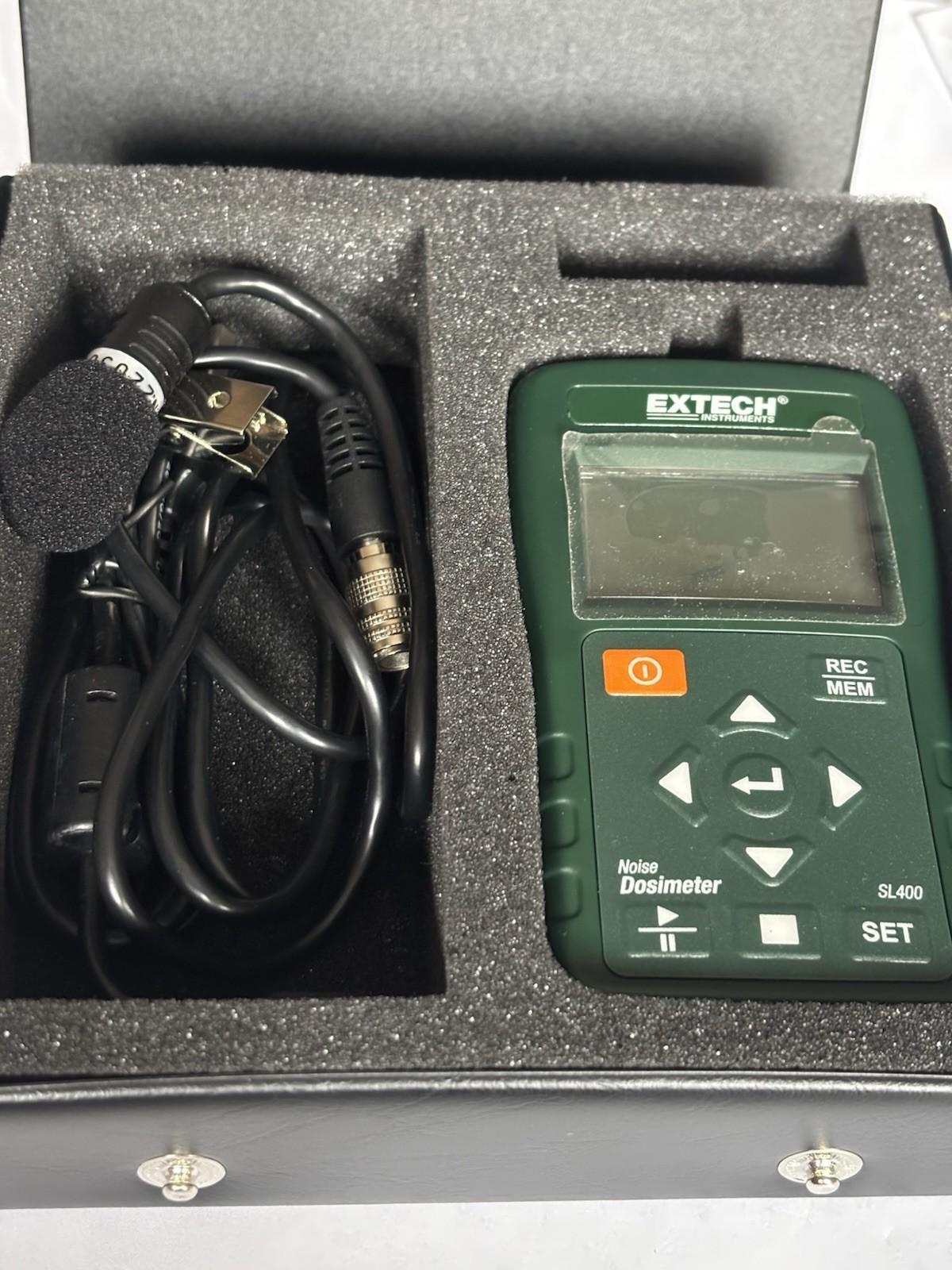 Extech SL400 Personal Noise Dosimeter with Accessories