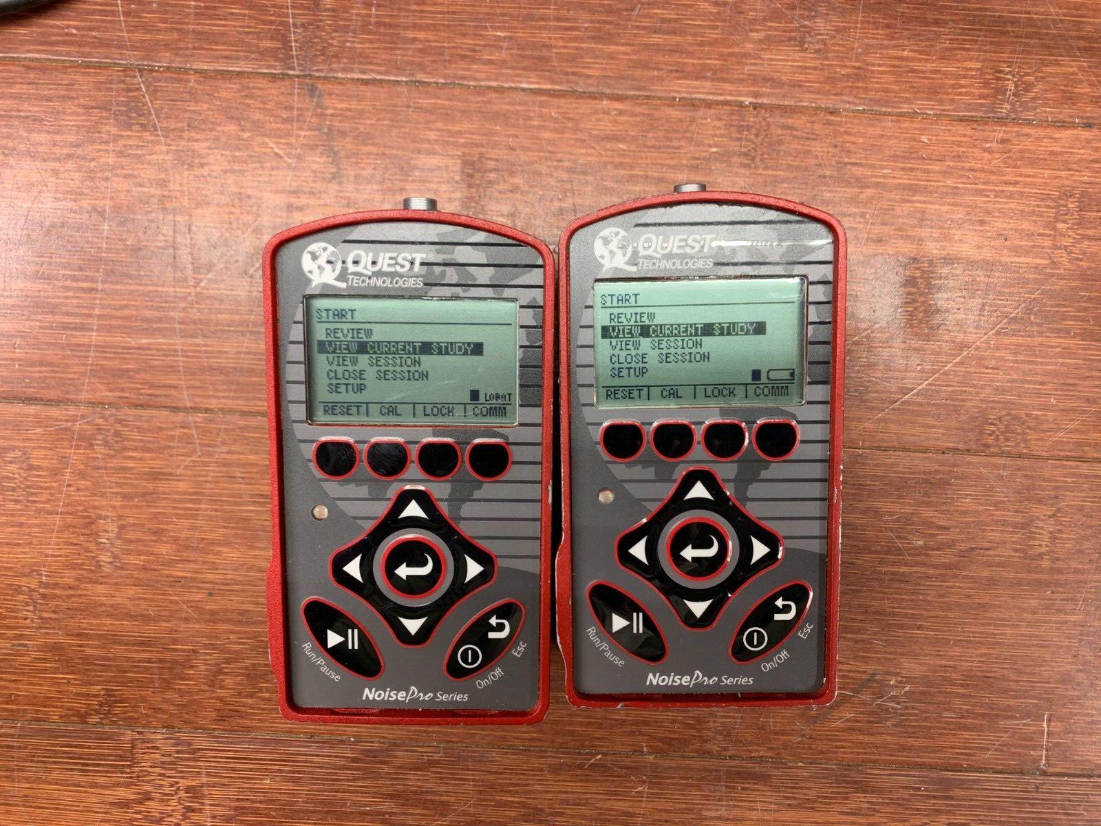 2 Pack Quest Technologies NoisePro DLX Dosimeters