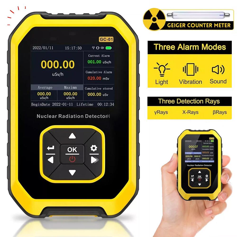 Portable Geiger Counter for Nuclear Radiation Detection
