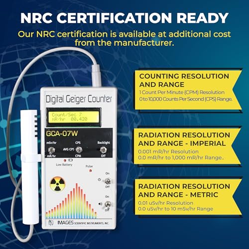Digital Professional Geiger Counter - Model GCA-07W