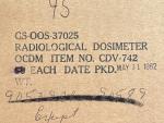 Bendix Civil Defense Dosimeter CDV-742, 1960s