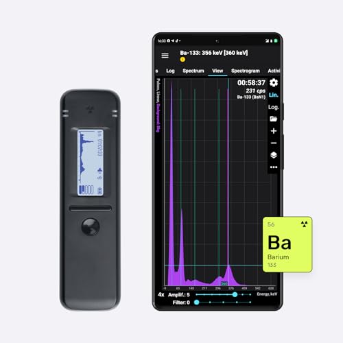 Advanced Geiger Counter Radiation Detector with Scintillation Crystal