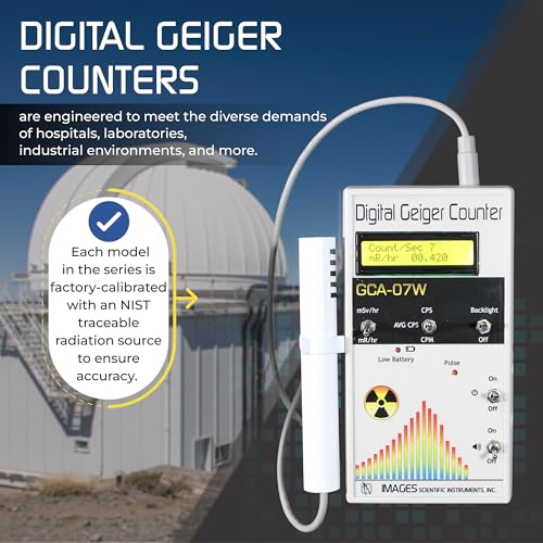 Digital Professional Geiger Counter - Model GCA-07W
