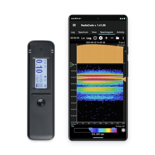 Advanced Geiger Counter Radiation Detector with Scintillation Crystal