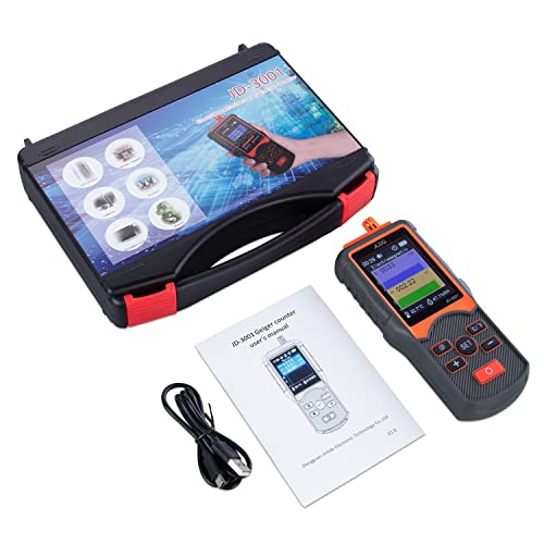 Portable Handheld Geiger Counter with Backlight LCD Display