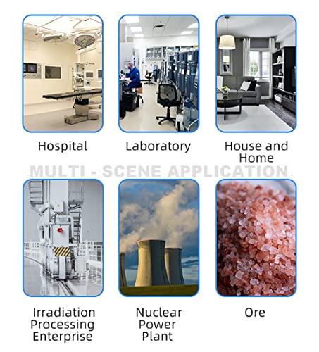 LCD Display Handheld Geiger Counter: High Accuracy Nuclear Radiation Detector