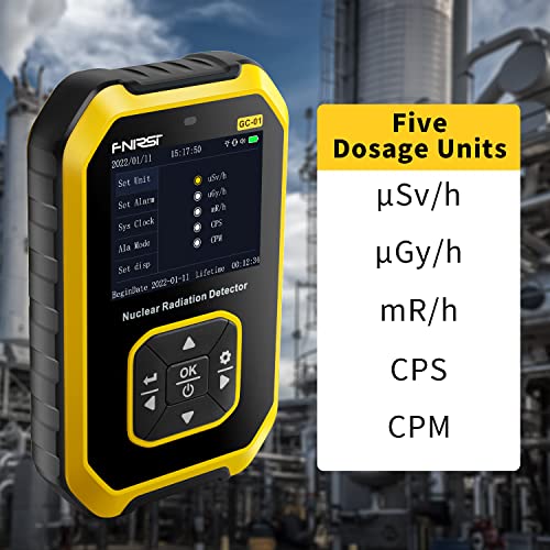 Portable Handheld Geiger Counter Radiation Detector - LCD Display