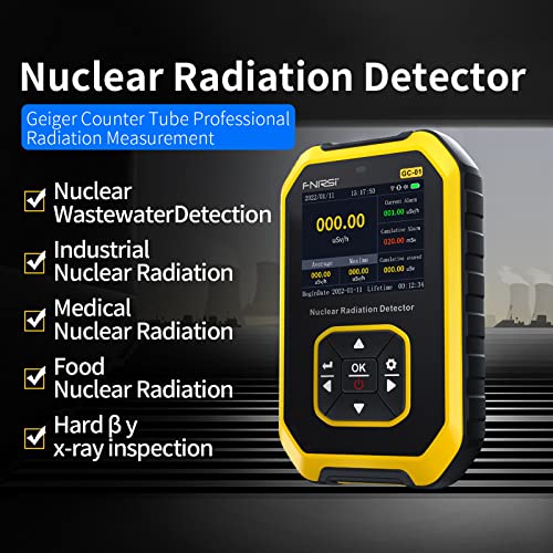 Handheld Geiger Counter with LCD, Sound Alarm