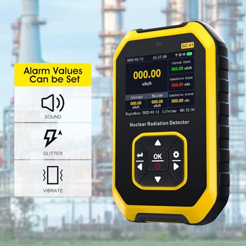 Portable Geiger Counter with LCD Display - Radiation Dosimeter