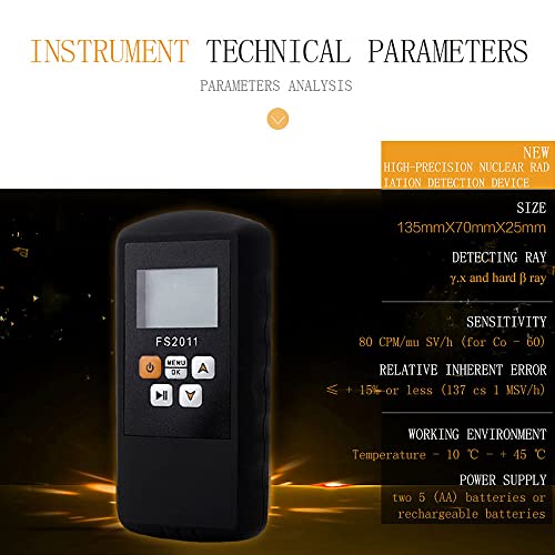 Portable Geiger Counter for Accurate Radiation Detection