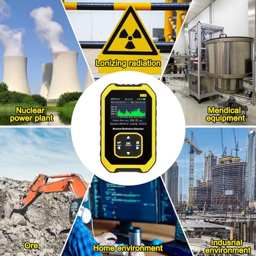 Portable Geiger Counter with LCD Display - Radiation Dosimeter