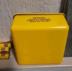 NOS Vtg Fallout Shelter Sign, CDV-742 Dosimeters & CDV-750 Charger Civil Defense