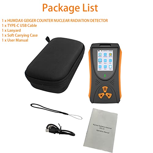 Humdax LCD Geiger Counter with High Accuracy