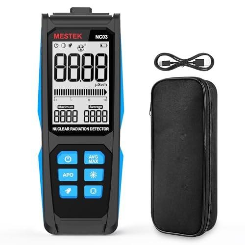 MESTEK Portable Geiger Counter with Dual Display