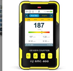 GQ GMC-800 Geiger Counter for Radiation Detection