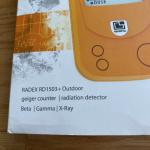 RADEX RD1503+ Digital Radiation Meter Geiger Counter