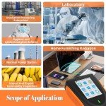 Portable Geiger Counter with Alarms and LCD Display