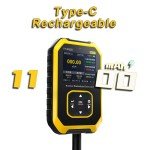 Rechargeable Portable Geiger Counter with LCD Display