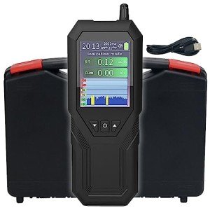 Portable Geiger Counter with Rechargeable Battery and LCD