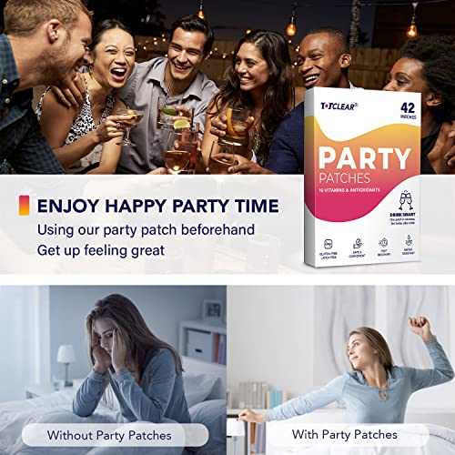 42 TOTCLEAR Party Patches: Better Morning, Pre-drinking Essential