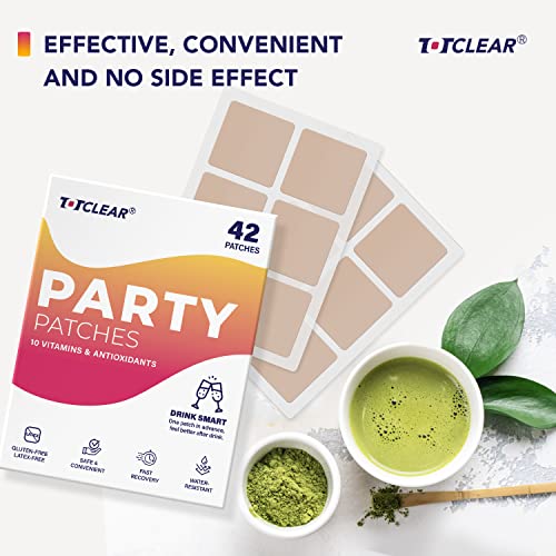 42 TOTCLEAR Party Patches: Better Morning, Pre-drinking Essential