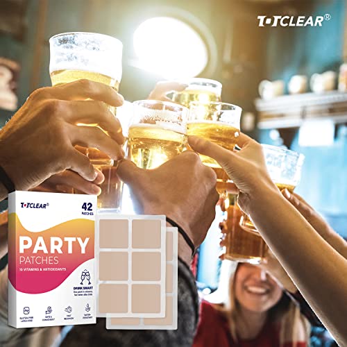 42 TOTCLEAR Party Patches: Better Morning, Pre-drinking Essential
