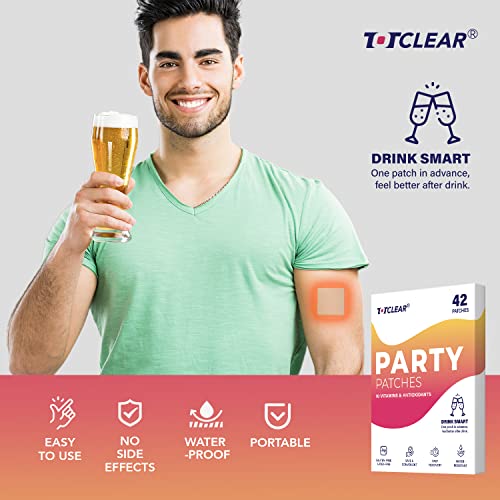 42 TOTCLEAR Party Patches: Better Morning, Pre-drinking Essential