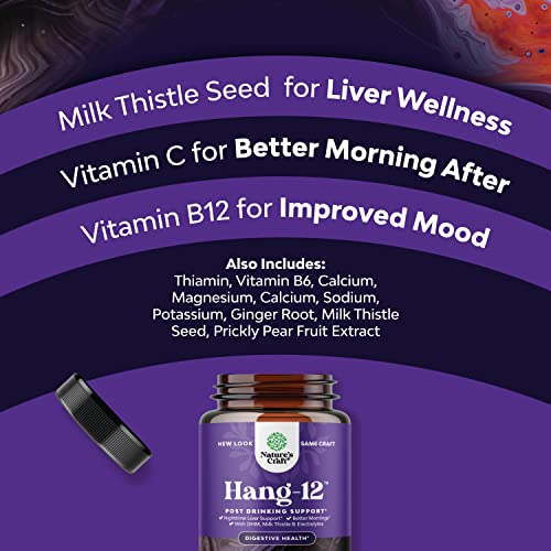 Hangover Relief Pills with DHM, Milk Thistle & Electrolytes
