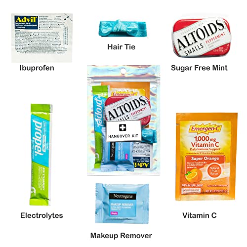 6-Piece Hangover Kit for Bachelorette Parties and Gifts
