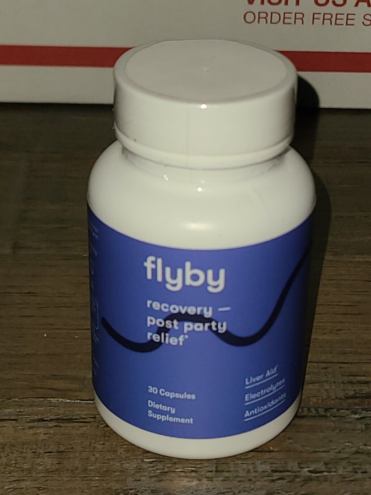 Flyby Recovery Hangover Pills - 30 Capsules - EXP 10/2024