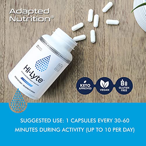 Hi-Lyte Rapid Rehydration Electrolyte Capsules | Vegan-Friendly | 100 Caps