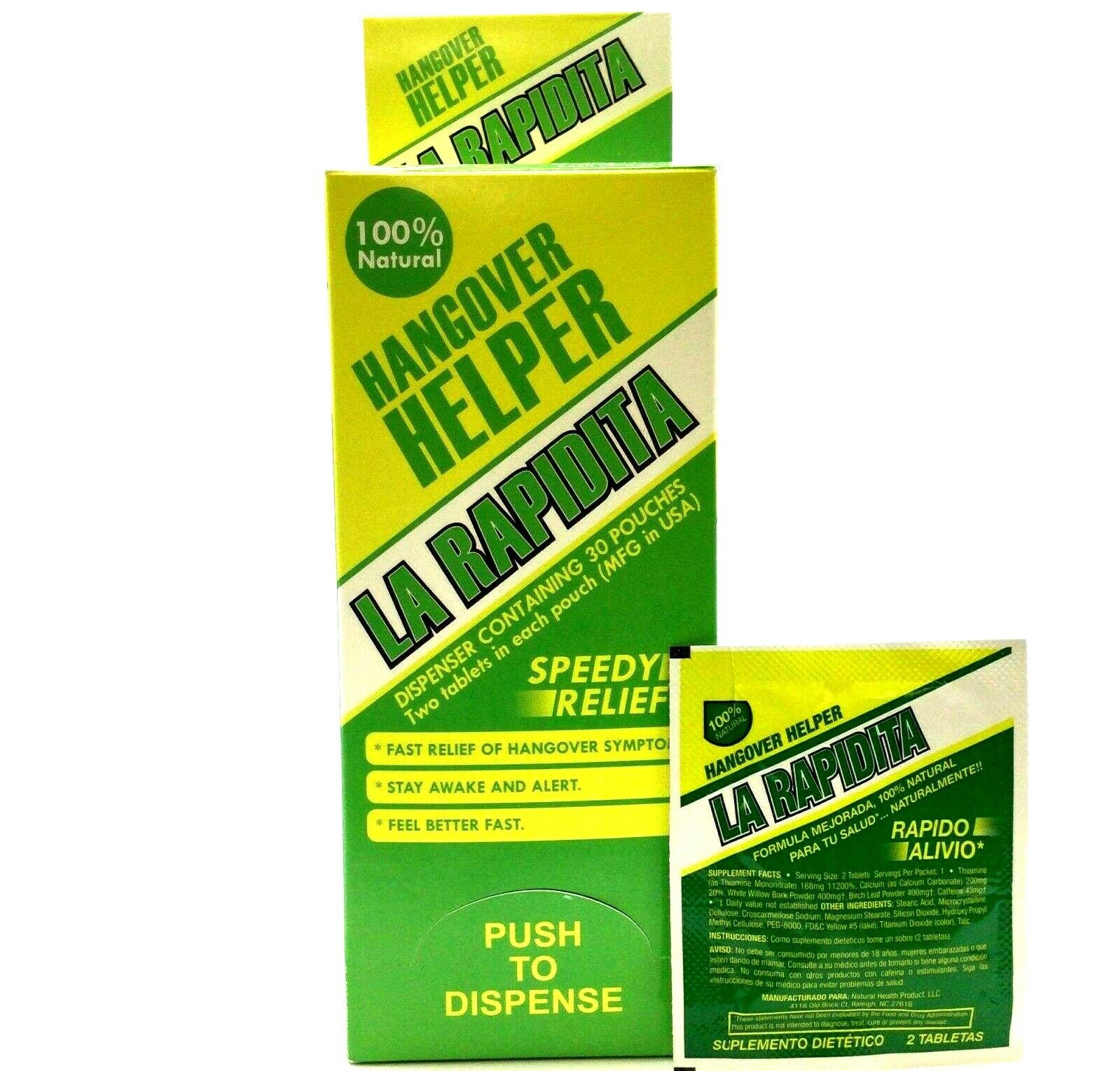 Hangover Helper for Rapid Relief - 30 Pack