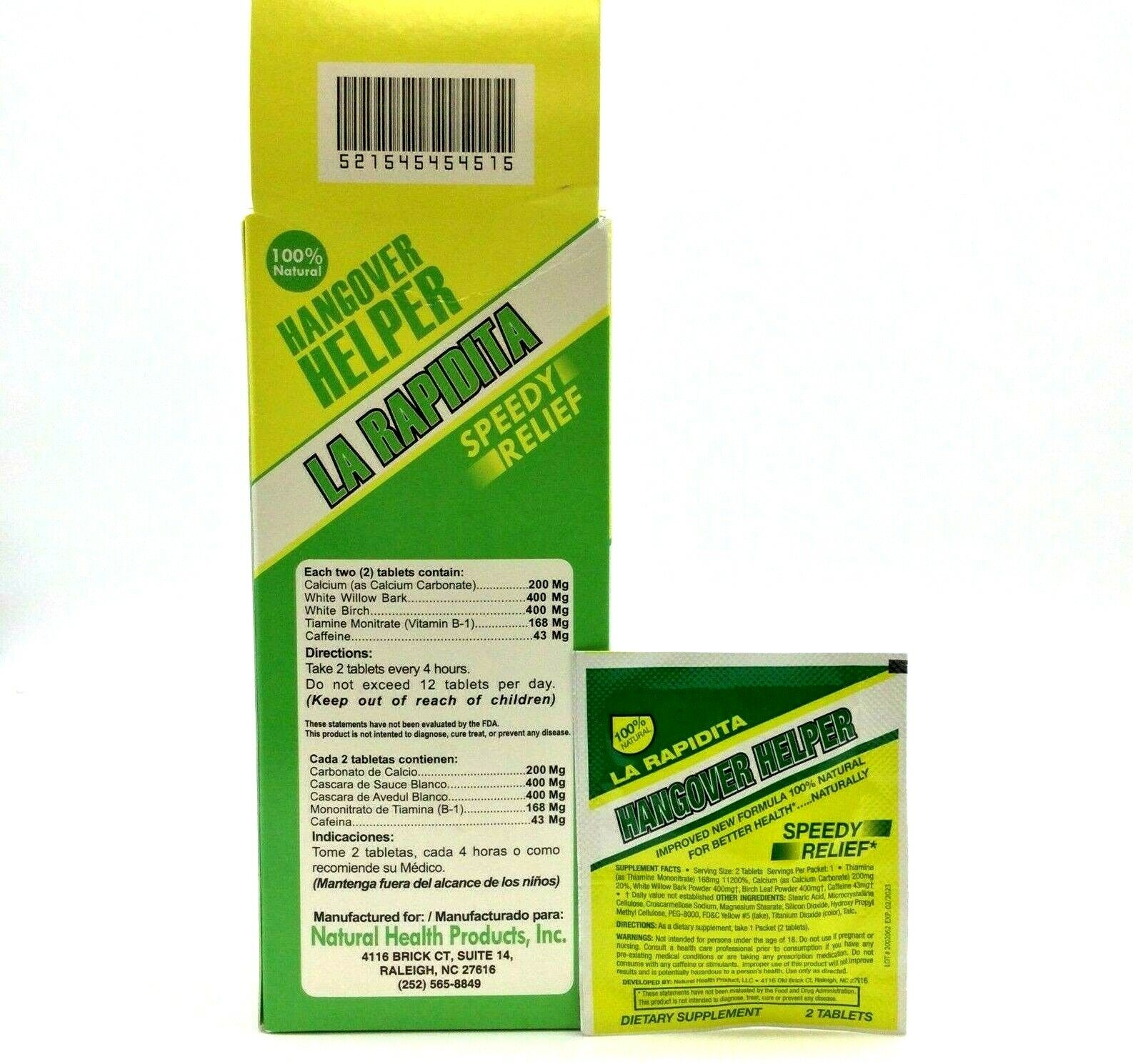 Hangover Helper for Rapid Relief - 30 Pack