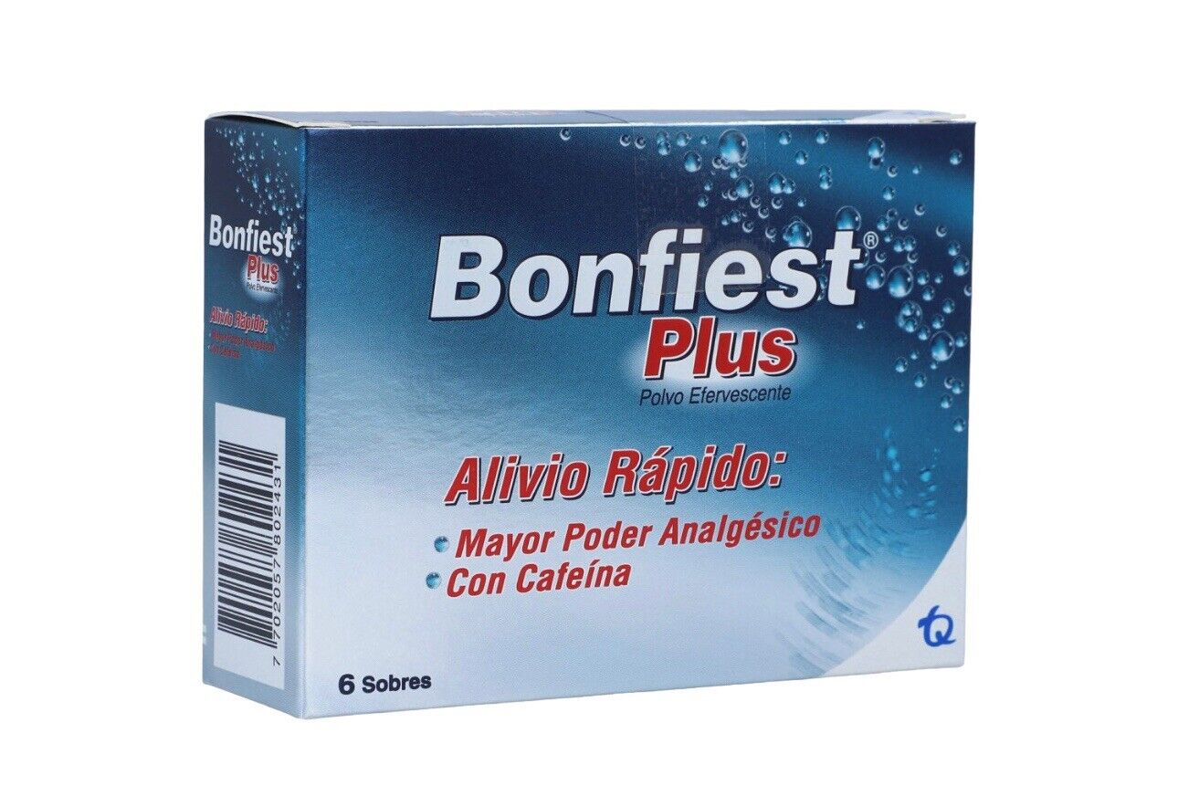Bonfiest PLUS Rapid Hangover Relief Supplement - 6 Pack