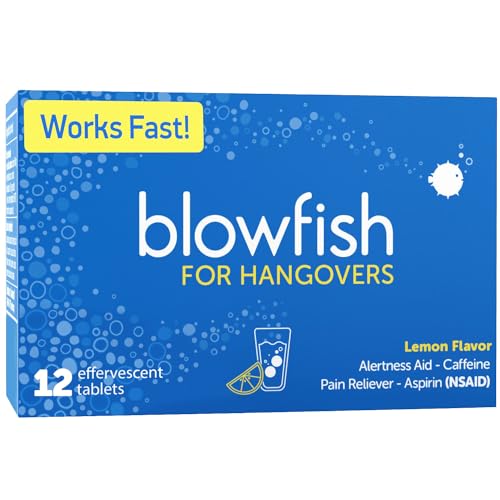 Fast-Acting Hangover Relief: Blowfish Hangover Remedy (12 Tablets)