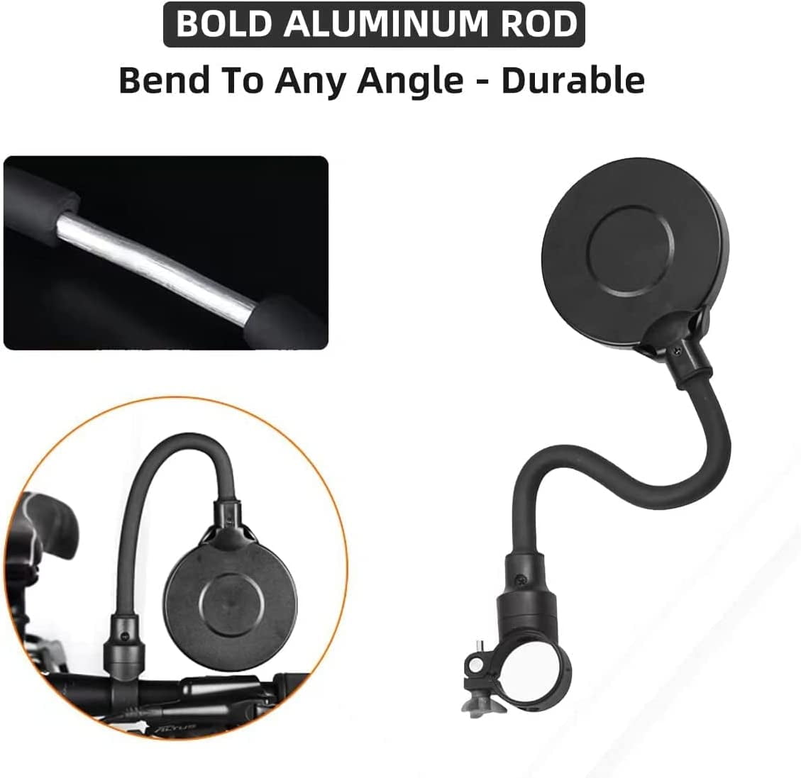 Adjustable Bike Mirrors - 2 Pack