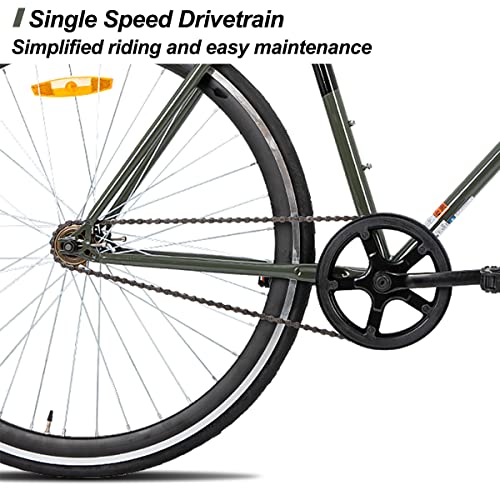 Hiland Urban City Bike for Men - Green