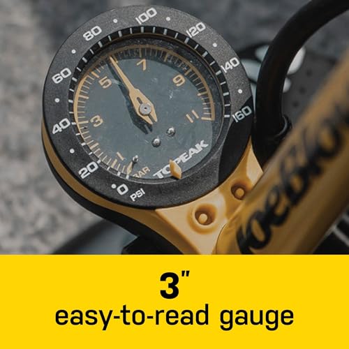 Topeak Joe Blow Sport III Floor Pump, Yellow