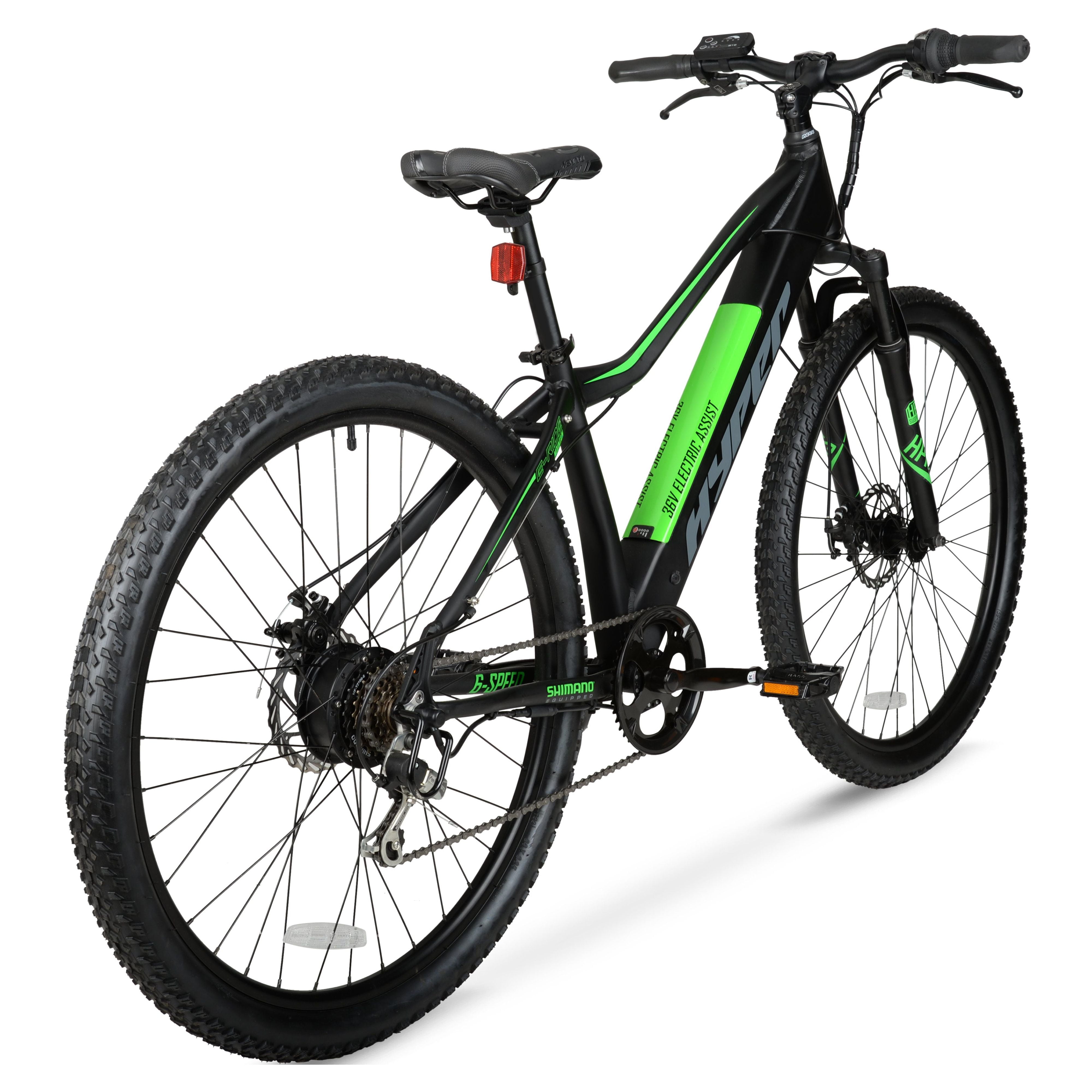 Hyper Electric Mountain Bike, 29 In. Wheels, Black