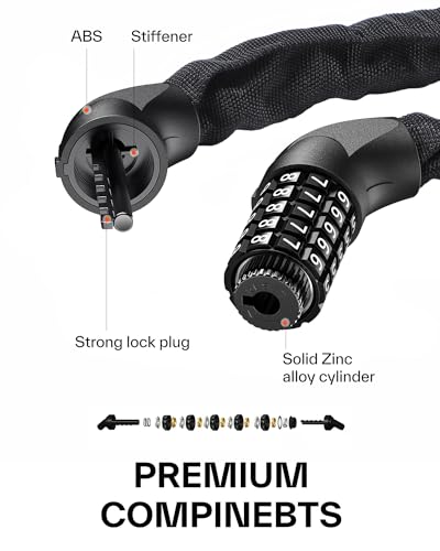 Sportneer 5-digit Combination Bike Lock